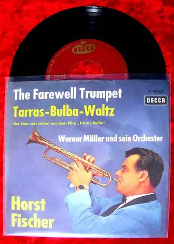 Single Horst Fischer / Werner Müller: Farewell Trumpet (Decca) D