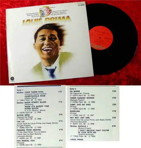 LP Louis Prima Rockn Roll Story Vol 4