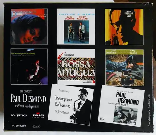 7 CD Box Paul Desmond: The Complete RCA Victor Recordings 1961 - 1965 (BMG 1996)