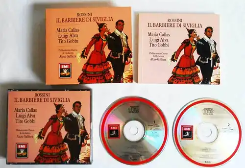2 CD Box Rossini: Il Barbiere di Siviglia - Callas Alva Gobbi Galliera (EMI)