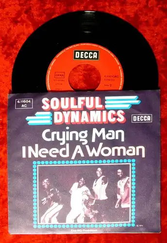 Single Soulful Dynamics: Crying Man (Decca 611 604 AC) D 1975