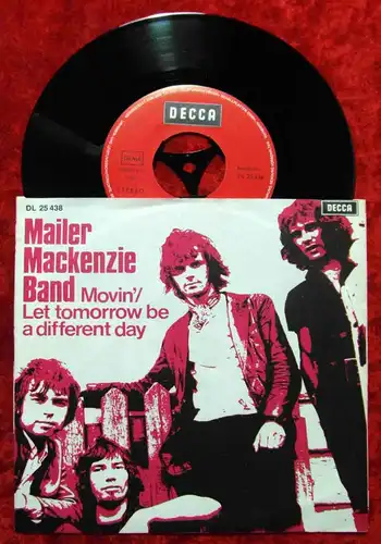 Single Mailer Mackenzie Band: Movin´ (Decca DL 25 438) D