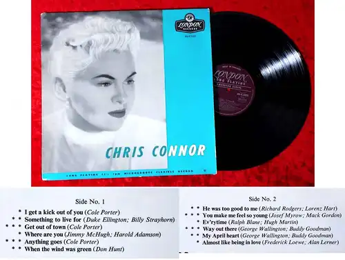 LP Chris Connor (London HA-K 2020) UK 1956