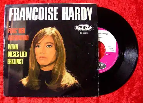 Single Francoise Hardy: Frag den Abendwind (Vogue DV 14 311) D 1965