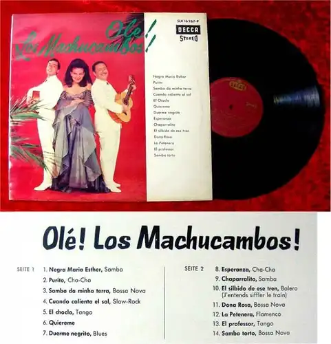 LP Los Machucambos Ole Decca Stereo
