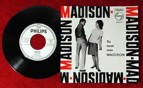 EP Eddy Williams: So tanzt man Madison (Philips 423 442 PE) D 1962 Promo