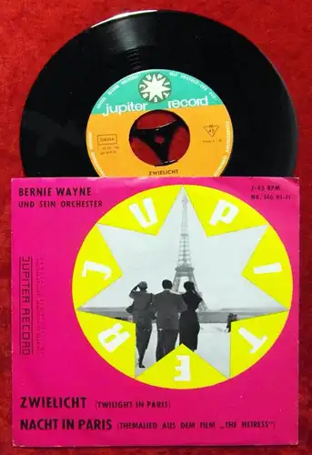 Single Bernie Wayne: Zwielicht / Nacht in Paris (Jupiter 146) D