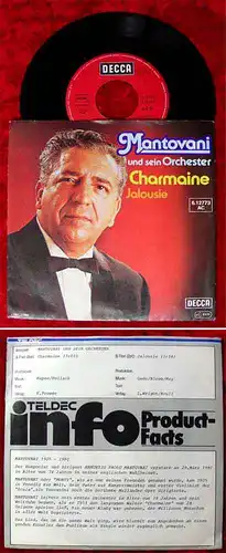 Single Mantovani: Charmaine / Jalousie Teldec Info
