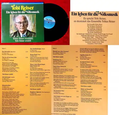 LP Tobi Reiser: Ein Leben für die Volksmusik (Teldec 625942 AS) D 1984