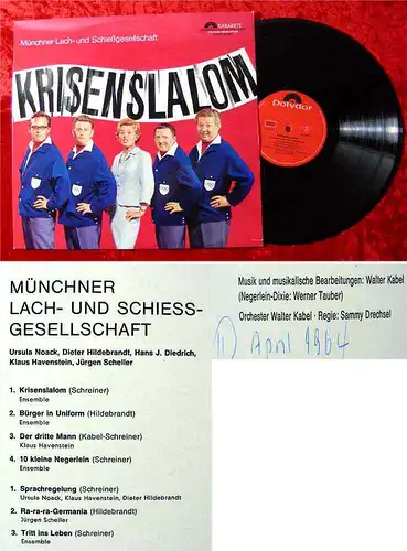 LP Münchner Lach- & Schießgesellschaft: Krisenslalom (Polydor)