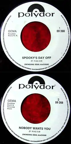 Single Swinging Soul Machine: Spooky´s day off (Polydor 59 268) Promo