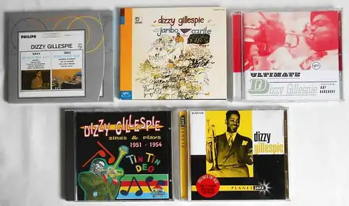 5 CD´s  Dizzy Gillespie  - Sammlung -