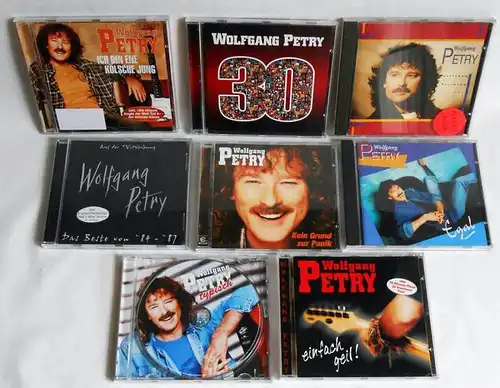 8 CD´s  Wolfgang Petry  - Sammlung -