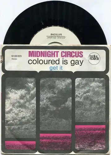 Single Midnight Circus: Coloured Is Gay (Bacillus 6106 033) D Promo