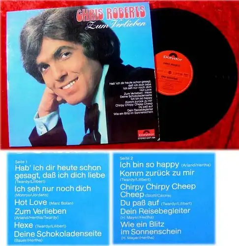 LP Chris Roberts Zum Verlieben 1971
