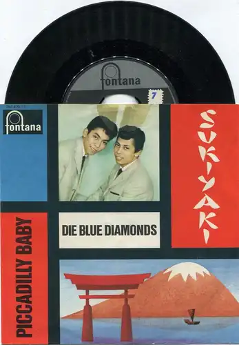 Single Blue Diamonds: Sukiyaki (Fontana 266 428 TF) D 1961