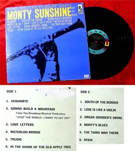 LP Monty Sunshine The Petite Fleur Man