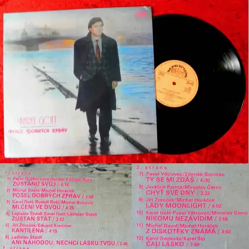 LP Karel Gott: Posel Dobrych Zprav (Supraphon 1113 4180) CSSR 1986