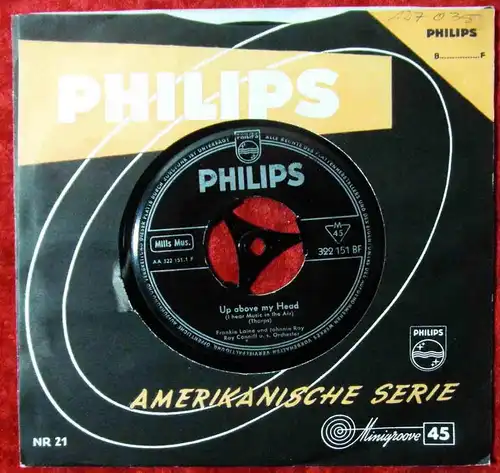 Single Frankie Laine & Johnny Ray: Up Above my Head (Philips 322 151 BF) D