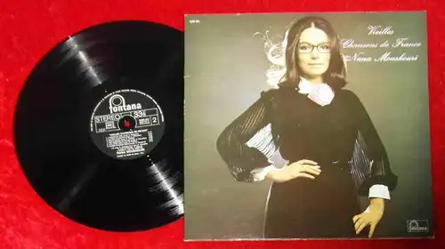LP Nana Mouskouri: Vielleis Chansons de France (Fontana 6499 631) F 1981