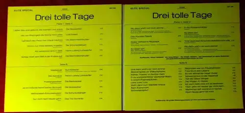 2LP Drei Tolle Tage (Elite Special EDT 506) D