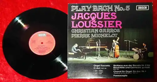 LP Jacques Loussier: Play Bach No. 5 (Decca 621406 AS) D