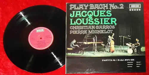 LP Jacques Loussier: Play Bach No. 2 (Decca 621423 AS) D