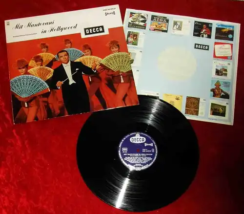 LP Mantovani: Mit Mantovani in Hollywood (Decca Stereo SLK 16159 P) D