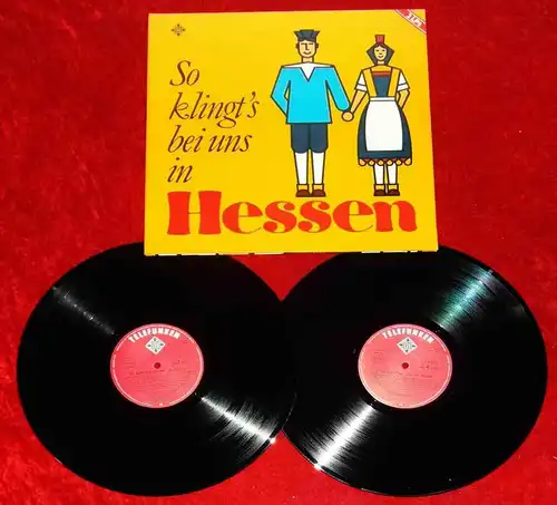 2LP So klingt´s bei uns in Hessen (Telefunken 628519 DP) D 1984