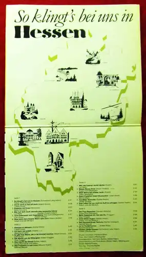 2LP So klingt´s bei uns in Hessen (Telefunken 628519 DP) D 1984