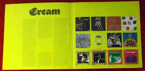 2LP Cream: Pop History Vol. 1 (Polydor 2675 014) D 1972