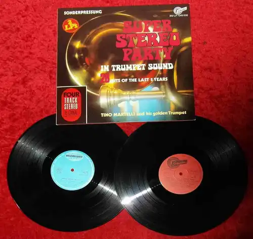 2LP Tino Martelli & His Golden Trumpet: Super Stereo Party im Trumpet Sound