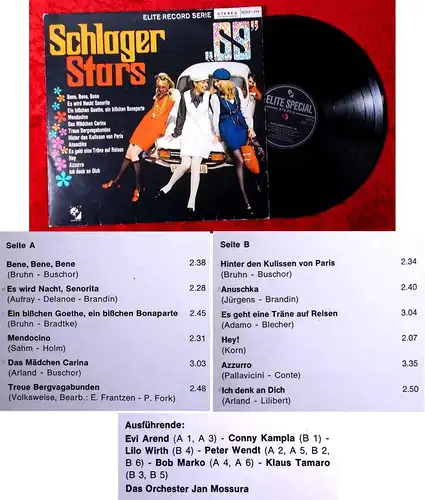 LP Schlager Stars ´69 (Elite Special SOLP-414) D 1969