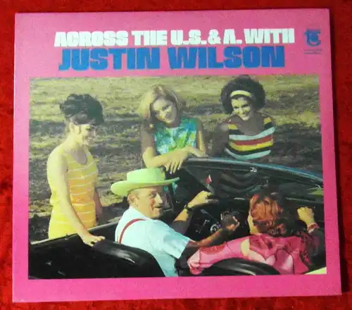 LP Justin Wilson: Across The US & A With... (Tower DT-5179) Still Sealed OVP!!