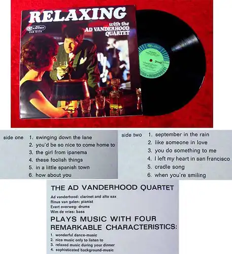 LP Ad Vanderhood Quartet: Relaxing with...