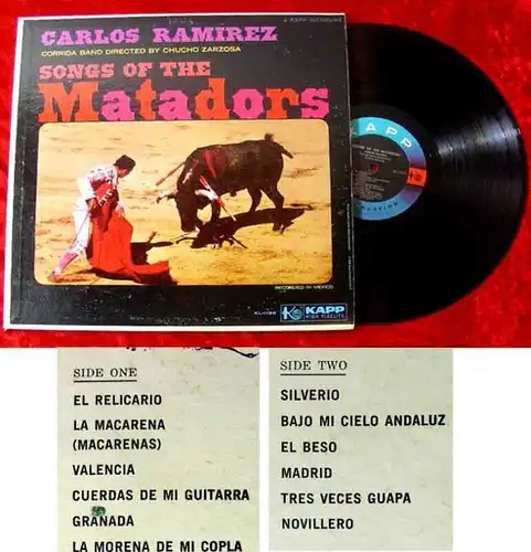 LP Carlos Ramirez Songs of the Matador