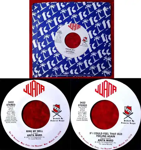 Single Anita Ward: Ring My Bell (Juana 3422) US 1979