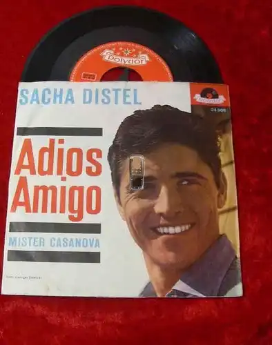 Single Sacha Distel: Adios Amigo