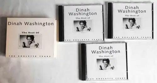 3 CD Box Dinah Washington: The Best Of The Roulette Years