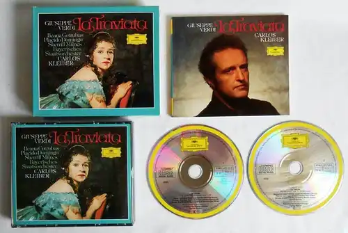 2 CD Box Verdi: La Traviata - Carlos Kleiber Sherrill Milnes Placido Domingo