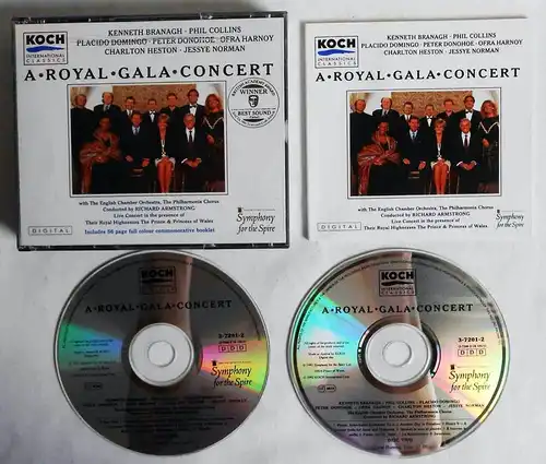 2 CD Box A Royal Gala Concert - Domingo Norman Branagh... (Koch)