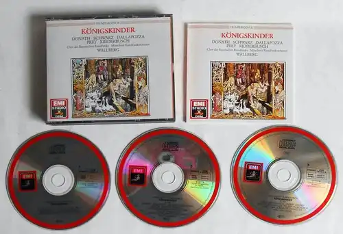 3 CD Box Humperdinck: Königskinder - Donath Dallapozza (EMI)