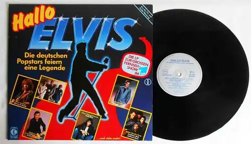 LP Hallo Elvis - Deutsche Popstars feiern eine Legende TV Show 1984 (K-Tel 1529)