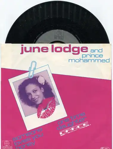 Single June Lodge & Prince Mohammed: Someone Loves You Honey (Ariola 104 394) D 