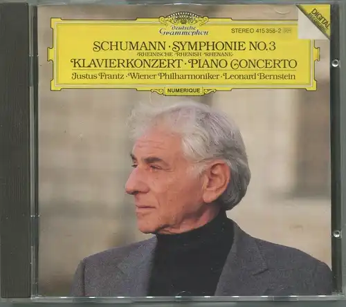CD Leonard Bernstein. Schumann Symphonie No. 3 (DGG) 1985