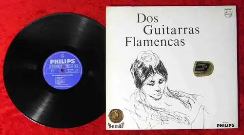 LP Ricardo Modrego / Paco de Lucia: Dos Guitarras Flamencas (Philips 889 876) NL