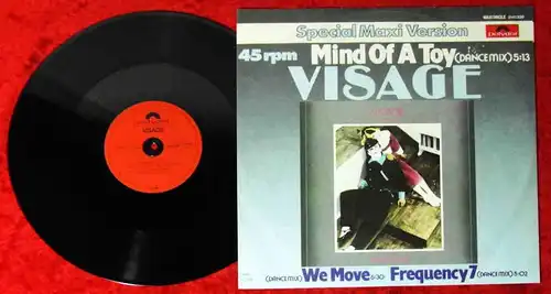 Maxi Visage: Mind Of A Toy (Polydor 2141 330) D 1981