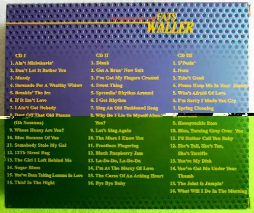 3CD Box Fats Waller: The Pianoman 1934 - 1937 