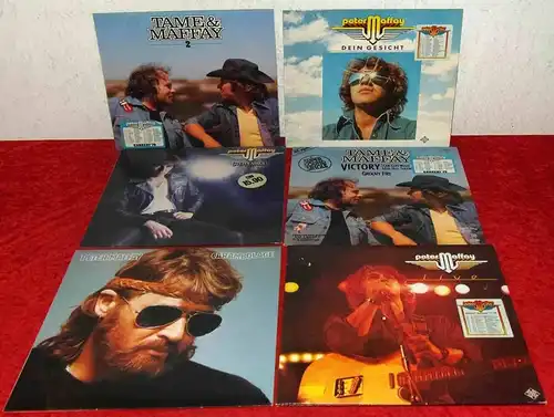 5 Langspielplatten & 1 Maxi Single  PETER MAFFAY   - Vinylsammlung -