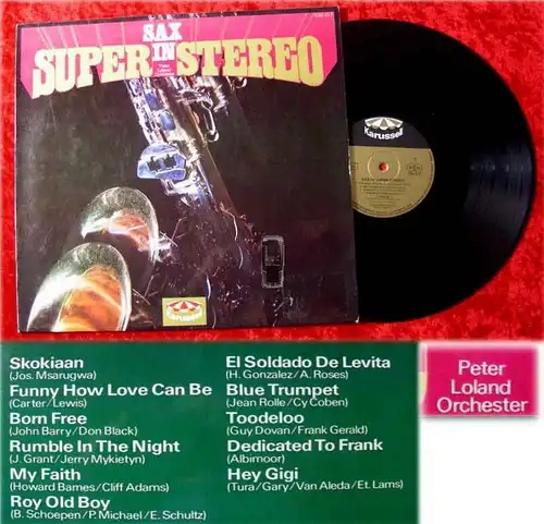 LP Peter Loland Orchestra: Sax in Super Stereo